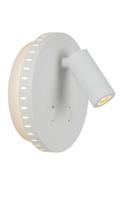 Lucide BENTJER - Bedlamp / Wandlamp - Ø 14 cm - LED - 3000K - Wit - thumbnail