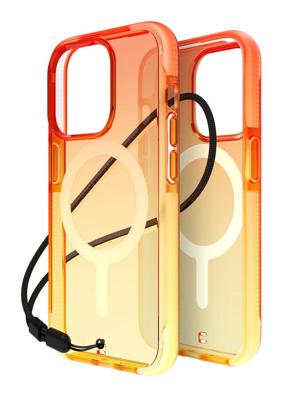 BodyGuardz Ace Pro Magsafe hoesje iPhone 15 Pro - Peach Sorbet Ombre