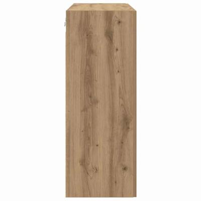Hangende Wandkast Bruin 69.5 x 34 x 90 cm Bewerkt hout