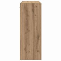 Hangende Wandkast Bruin 69.5 x 34 x 90 cm Bewerkt hout - thumbnail