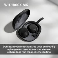 SONY WH-1000XM6 Vlaggenschip Noise Cancelling Over-Ear Draadloze Bluetooth Hoofdtelefoon, Handtekening Hi-Res Geluid, Comfort, Opvouwbaar Ontwerp, Duurzame Etui, 30 HR Batterij, iOS & Android - Blauw - thumbnail