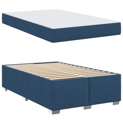 Bedframe Blauw 120 x 190 cm Stof