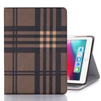 Geruite textuur horizontale Flip PU lederen Case voor iPad Pro 12 9 inch (2018) met houder & Card Slots & portefeuille (koffie) - thumbnail