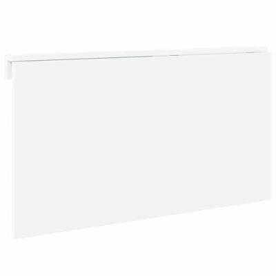 Wandtafel inklapbaar 100x60x56 cm bewerkt hout hoogglans wit