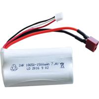 Amewi Li-ion accupack 7.4 V 1500 mAh Aantal cellen: 2 Racingpack T-stekkersysteem - thumbnail