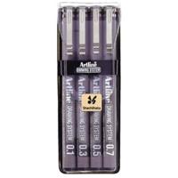 Fineliner artline technisch 0.1-0.3-0.5-0.7mm zw - thumbnail