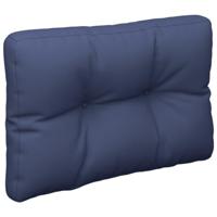 VidaXL Palletkussenset 60x40x12 cm stof marineblauw - thumbnail
