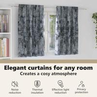 VidaXL Velvet gordijnen 2 pcs zilvergrijs 140 x 140 cm fluweel - thumbnail