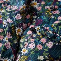 Kinderjurk met lange mouwen 104 donkerblauw - thumbnail