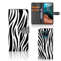 Xiaomi Poco F2 Pro | Telefoonhoesje | Met pasjeshouder | Zebra - thumbnail