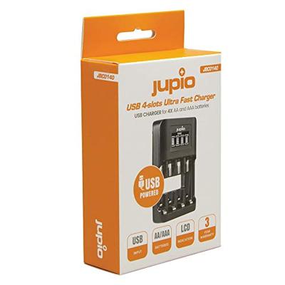 Jupio USB 4-slots Ultra Fast AA/AAA batterijlader