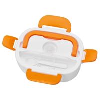 Clatronic LB 3719 263890 Elektrische lunchbox Wit, Oranje - thumbnail