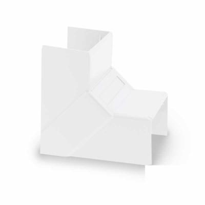 Binnenhoek kabelgoot wit 60x60mm RAL 9010 Canalit 955506