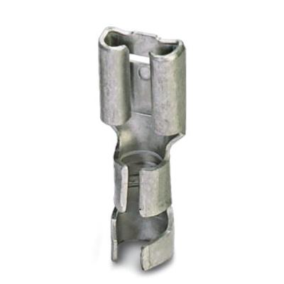 Phoenix Contact 3240156 Platte stekker (female) Insteekbreedte: 6.3 mm Insteekdikte: 0.8 mm 180 ° Ongeïsoleerd Metaal 100 stuk(s)