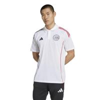 adidas Ajax Polo 2025-2026 Wit Zwart Rood - thumbnail