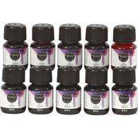 Pigment Vloeibare aquarelverf, diverse kleuren, 10x30 ml/ 1 doos - thumbnail