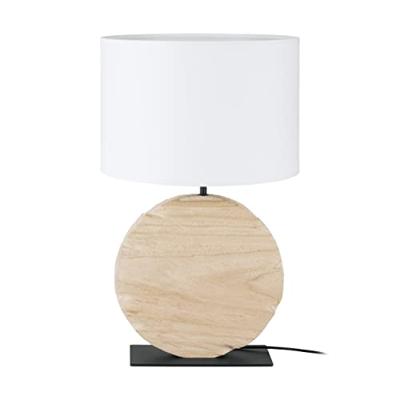 Stars of Light TafellampContessore rond hout met wit - 39916