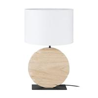 Stars of Light TafellampContessore rond hout met wit - 39916 - thumbnail