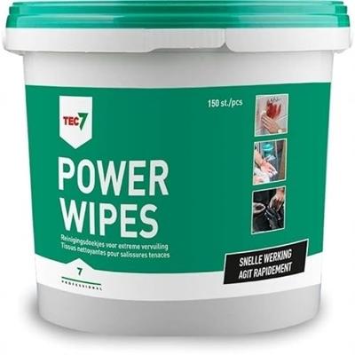 TEC7 POWERWIPES non-woven reinigingsdoekjes - 150st - dispencer