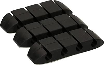 Cablehome Kabelhouder Zelfklevend 135358 Zwart 3 stuk(s)