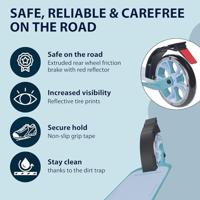 Hudora big wheel step advanced junior blauw - thumbnail