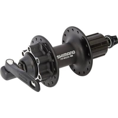 Shimano achternaaf fh-m525 8/9/10 speed 36 gaats 6 bouts remschijfbevestiging zwart