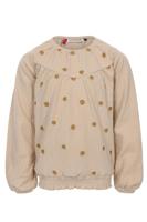 LOOXS Little Meisjes top embroidery - Latte - thumbnail
