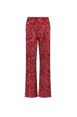 Pip Studio Pip Studio Blake Long Trousers Daisy Dreams Red XL