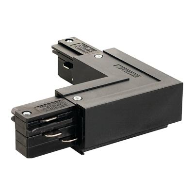 SLV 3-faseL-Connector 1 aarde buiten zwart - 145670
