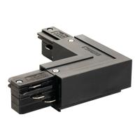 Eutrac 145670 230V-railsysteemcomponenten Hoekverbinder L-koppelstuk Zwart - thumbnail