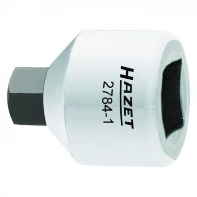 HAZET Remzadel dopsleutelbit 2784-1 · 3/8 inch (10 mm) vierkant hol · Binnen-zeskant-profiel · SW 7 mm