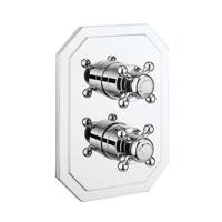 Crosswater Belgravia douchekraan - inbouw - Thermostatisch - zonder inbouwdeel - 2 functies - chroom BLCB1500LBPC - thumbnail