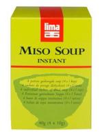 Lima Instant miso soep 4 x 10 gram 40 Gram - thumbnail