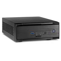 Inter-Tech MW-01 II ITX-Tower Zwart - thumbnail