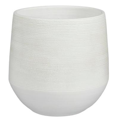 Mica Decorations bloempot Evora 24x23cm off white