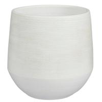 Mica Decorations bloempot Evora 24x23cm off white - thumbnail