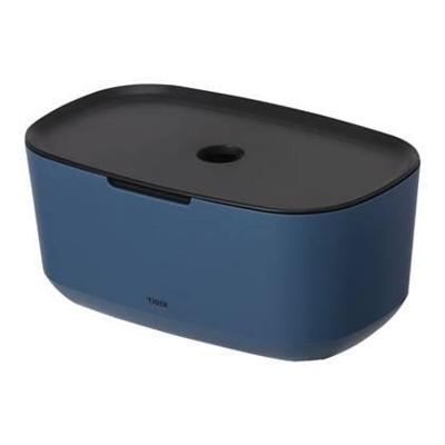 Tiger Opbergbox Met Deksel Tess Vrijstaand Blauw - Zwart