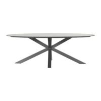 Hartman Ovale Tuintafel 'Xander' Keramiek, 220 x 120cm, kleur Antraciet - thumbnail