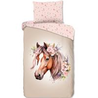 Good Morning Kinderdekbedovertrek "kat" - Zand - (140x200/220 cm) - Katoen - thumbnail