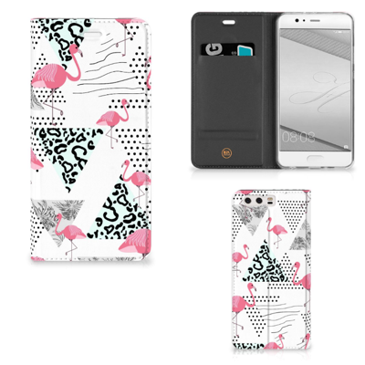 Huawei P10 Plus | Hoesje maken | Flamingo Triangle