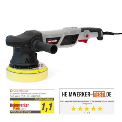 Dino KRAFTPAKET Exzenter 15mm 950 W 640229 Excentrische polijstmachine 230 V 950 W 1500 - 4800 omw/min 15 mm Dino KRAFTPAKET Exzenter 15mm 950 W 640229 Excentrische polijstmachine 230 V 950 W 1500 - 4800 omw/min 15 mm