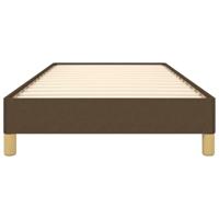 Bedframe stof donkerbruin 90x200 cm - thumbnail