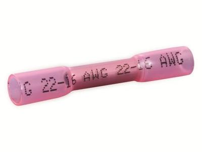 Quadrios 22C467 Stootverbinder Met krimpkous 0.5 mm² 1.5 mm² Volledig geïsoleerd Rood 1 set(s) Quadrios 22C467 Stootverbinder Met krimpkous 0.5 mm² 1.5 mm² Volledig geïsoleerd Rood 1 set(s)