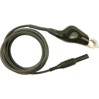 Cliff CIH22105 Meetsnoer Stekker 4 mm Krokodilklem 2.00 m Zwart 1 stuk(s)