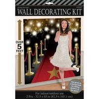 Amscan Wanddecoratie hollywood scene 165 cm 2-delig | 24 stuks - thumbnail