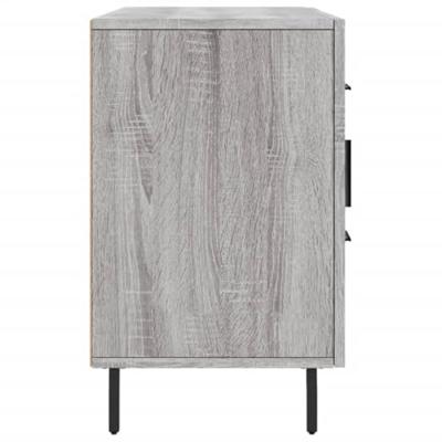 Dressoir 100x36x60 cm bewerkt hout grijs sonoma eikenkleurig