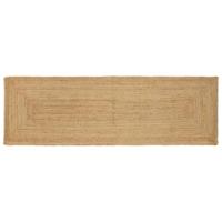 Tapijt Beige 80 x 250 cm Jute - thumbnail