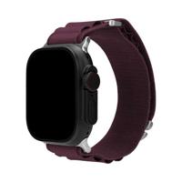 Mobilize Nylon Watch Band - Alpine - Titanium Connector - for Apple 38/40/41mm - Bordeaux - thumbnail