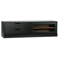 WOOOD TV-meubel 'James' 180cm, kleur Zwart - thumbnail