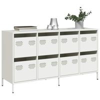 Dressoir 135x39x73,5 cm koudgewalst staal wit - thumbnail